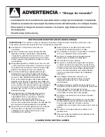 Preview for 4 page of Whirlpool WFC8090GX Use And Care Manual And Installation Instructions