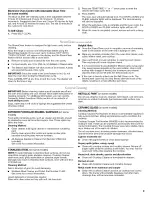 Preview for 9 page of Whirlpool WFE321LWB0 User Instructions