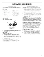 Preview for 3 page of Whirlpool WFE500M4HS Installation Instructions Manual