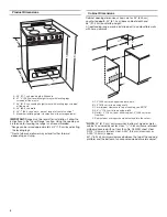 Preview for 4 page of Whirlpool WFE500M4HS Installation Instructions Manual