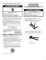 Preview for 19 page of Whirlpool WFE500M4HS Installation Instructions Manual