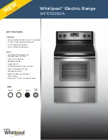 Whirlpool WFE510SOA Preliminary preview