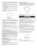 Preview for 6 page of Whirlpool WFE540H0AB0 User Instructions