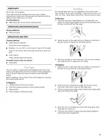 Preview for 11 page of Whirlpool WFG110AVQ0 Use & Care Manual