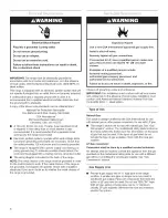 Preview for 6 page of Whirlpool WFG114SVB0 Installation Instructions Manual