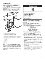 Preview for 5 page of Whirlpool WFG320M0MB Installation Instructions Manual