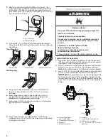 Preview for 8 page of Whirlpool WFG320M0MB Installation Instructions Manual