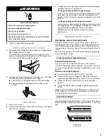 Preview for 9 page of Whirlpool WFG371LVQ Installation Instructions Manual