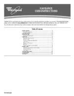 Preview for 1 page of Whirlpool WFG381LVB0 User Instructions