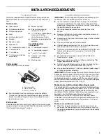 Preview for 3 page of Whirlpool WFG381LVS Installation Instructions Manual