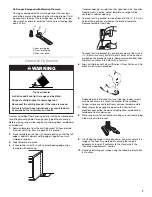 Preview for 7 page of Whirlpool WFG381LVS Installation Instructions Manual