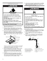 Предварительный просмотр 8 страницы Whirlpool WFG500M4H Installation Instructions Manual