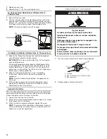 Предварительный просмотр 14 страницы Whirlpool WFG500M4H Installation Instructions Manual