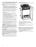 Предварительный просмотр 20 страницы Whirlpool WFG500M4H Installation Instructions Manual