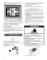 Preview for 14 page of Whirlpool WFG505M0BB Installation Instructions Manual