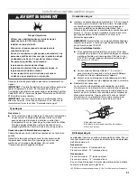 Preview for 21 page of Whirlpool WFG505M0BB Installation Instructions Manual