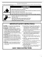 Preview for 3 page of Whirlpool WFG510 Series User Instructions