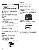 Preview for 10 page of Whirlpool WFG510 Series User Instructions