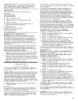 Предварительный просмотр 29 страницы Whirlpool WFG510 Series User Instructions