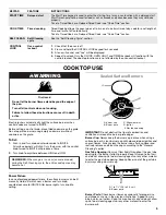 Preview for 5 page of Whirlpool WFG510S0HW User Instructions