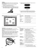 Preview for 6 page of Whirlpool WFG515S0ET User Instructions