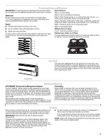 Preview for 9 page of Whirlpool WFG515S0ET User Instructions