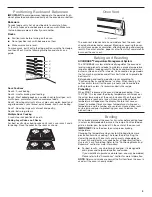 Предварительный просмотр 9 страницы Whirlpool WFG515S0JB User Instructions