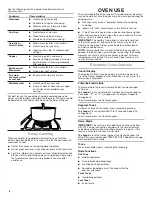 Предварительный просмотр 8 страницы Whirlpool WFG525S0HB User Instructions