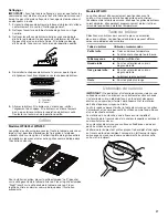 Предварительный просмотр 27 страницы Whirlpool WFG525S0HB User Instructions