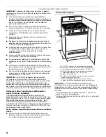 Предварительный просмотр 22 страницы Whirlpool WFG525S0JV Installation Instructions Manual