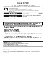 Preview for 2 page of Whirlpool WFG550S0HV User Instructions