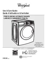 Whirlpool WFL98HEBU Use And Care Manual предпросмотр