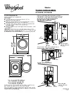 Whirlpool WFW3090G Manual preview