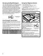 Предварительный просмотр 8 страницы Whirlpool WFW3090JW Use & Care Manual