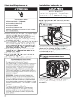 Предварительный просмотр 20 страницы Whirlpool WFW5090JW0 Use & Care Manual