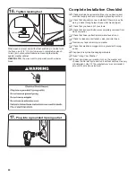 Предварительный просмотр 24 страницы Whirlpool WFW5090JW0 Use & Care Manual