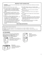 Предварительный просмотр 3 страницы Whirlpool WFW70HEBW0 Use & Care Manual