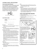 Предварительный просмотр 6 страницы Whirlpool WFW70HEBW0 Use & Care Manual