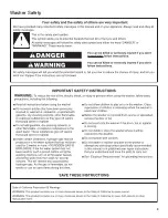 Preview for 3 page of Whirlpool WFW75HEFW Use & Care Manual