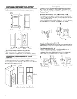 Preview for 6 page of Whirlpool WFW8200TW00 Use & Care Manual