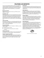 Preview for 11 page of Whirlpool WFW8200TW00 Use & Care Manual