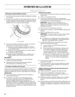 Preview for 44 page of Whirlpool WFW8200TW00 Use & Care Manual