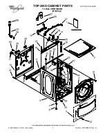 Whirlpool WFW8300SW04 Cabinet Parts preview