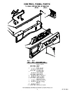 Preview for 4 page of Whirlpool WFW8400TB00 Cabinet Parts