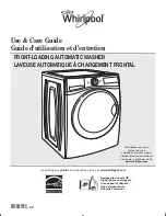 Предварительный просмотр 1 страницы Whirlpool WFW86HEBC Use And Care Manual