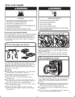 Предварительный просмотр 9 страницы Whirlpool WFW86HEBC Use And Care Manual