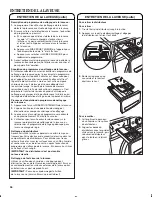 Предварительный просмотр 36 страницы Whirlpool WFW86HEBC Use And Care Manual