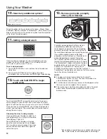 Предварительный просмотр 12 страницы Whirlpool WFW87HE Use & Care Manual