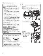 Предварительный просмотр 14 страницы Whirlpool WFW87HE Use & Care Manual