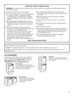 Предварительный просмотр 3 страницы Whirlpool WFW88HEAC1 Use & Care Manual